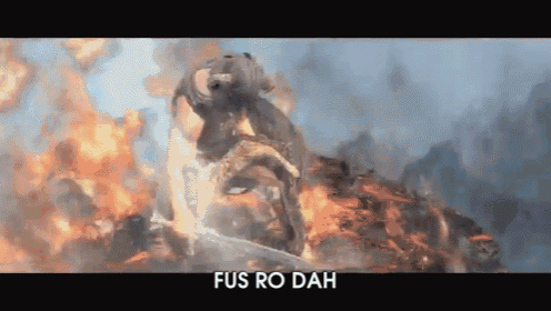 Risultati immagini per dovahkiin shout