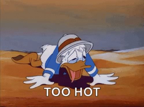 Donald Duck Dehydration GIF - DonaldDuck Dehydration SoHot GIFs