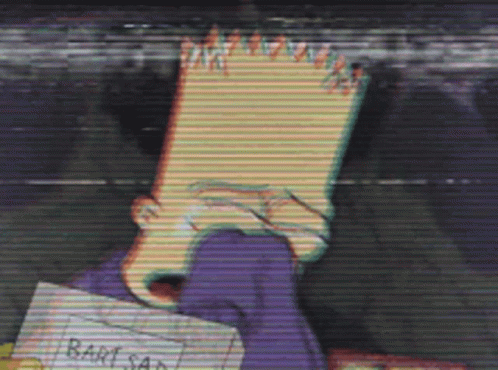 Bart Sad GIFs | Tenor