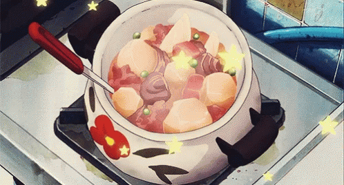 Anime Food Gif Cooking ~ Anime Food Gif Girl Through Time Who Cooking ...