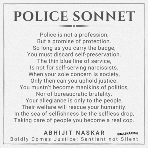 Policeman swear to god