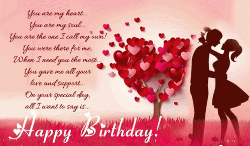 happy birthday my love gif