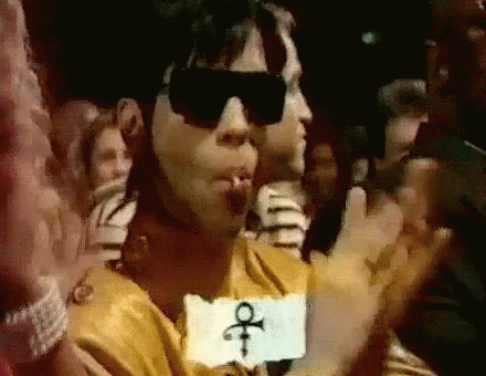 Image result for prince clapping musician gif