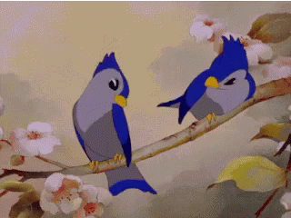 Love Birds Animated GIF - LoveBirds Birds Love - Discover & Share GIFs