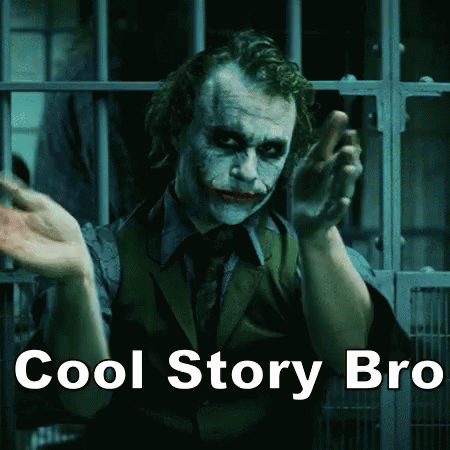 Joker Cool Story Bro GIF - Joker CoolStoryBro SlowClap GIFs