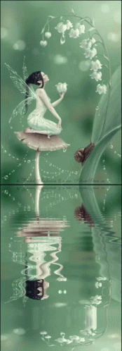 Fairy Water GIF - Fairy Water Reflection GIF's