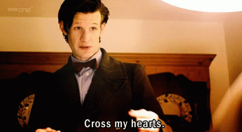 Image result for dr who cross my hearts