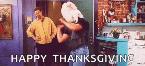 Happy Thanksgiving Joey GIF - HappyThanksgiving Joey Friends GIFs