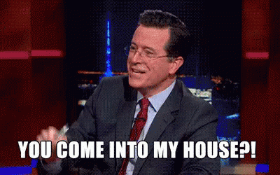 You Come Into My House?! GIF - MyHouse YouComeIntoMyHouse