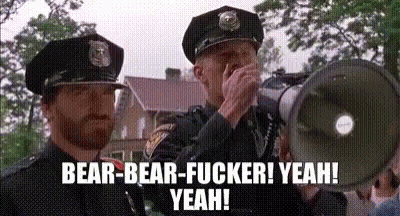 Bear Costume From Super Troopers Gifs Tenor.