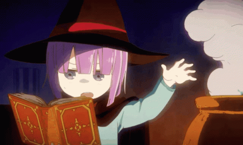 Image result for witch anime gif