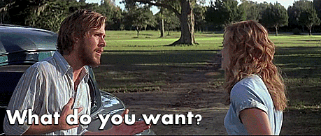 The Notebook What Do You Want GIFs | Tenor