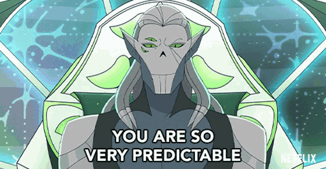 You Are So Very Predictable Horde Prime GIF - YouAreSoVeryPredictable HordePrime KestonJohn - Discover & Share GIFs