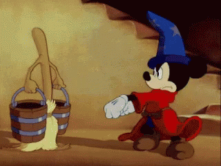 mickey mouse cleaning gif mickeymouse cleaning wizard discover