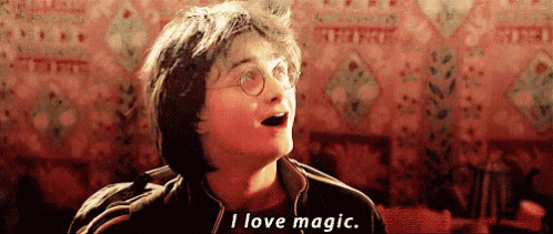 Image result for harry potter gifs i love magic