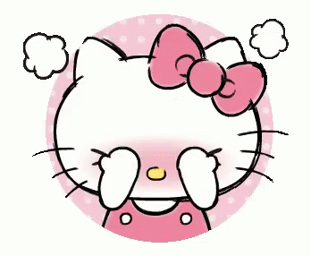 Hello Kitty Blush GIF - HelloKitty Blush - Discover & Share GIFs