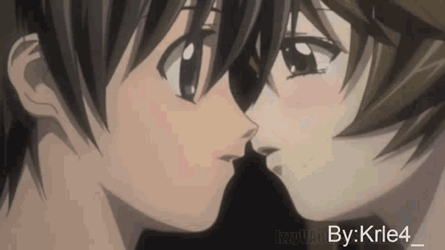 Featured image of post Anime Hugs And Kisses Gif The perfect yaoi frenchkiss frenchkissing animated gif for your