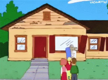 Someone s house. Simpsons House gif. Дом мечты гифка. Ev gif. Дрим Хаус гифка.