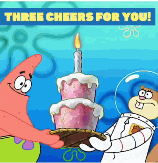 Spongebob Happy Birthday Gif Spongebob Happybirthday Discover Share Gifs.