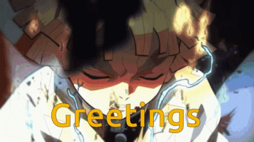 Demon Slayer Greetings GIF - DemonSlayer Greetings Anime - Discover