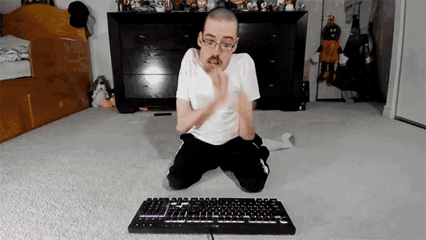 typing fingers gif
