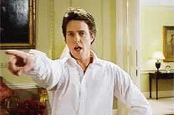 Hugh Grant Gif Hughgrant Point Sing Discover Share Gifs