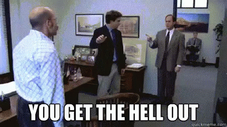 Gtfo Gif Arresteddevelopment Yougetthehellout Getout Discover Share Gifs