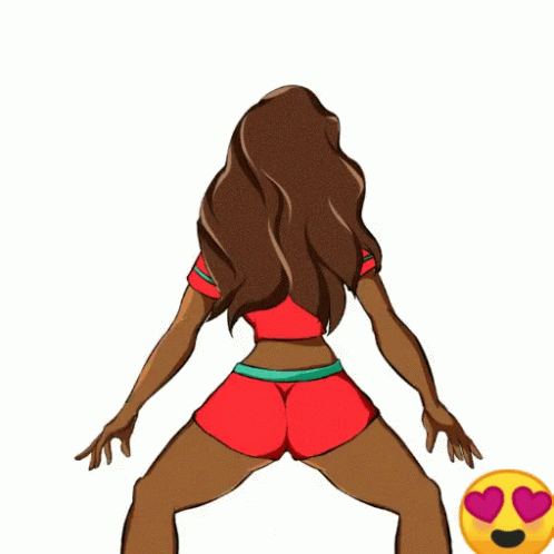 Hot anime girls twerking