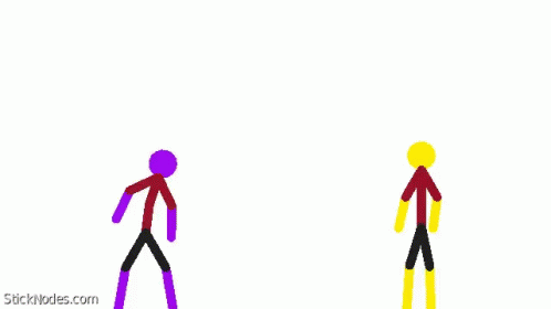 stick man fight gif
