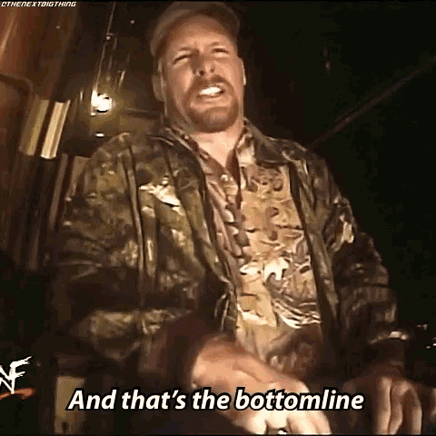 Stone Cold Steve Austin And Thats The Bottomline GIF - StoneColdSteveAustin AndThatsTheBottomline CauseStoneColdSaidSo GIFs