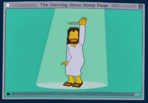 dancing jesus the simpsons