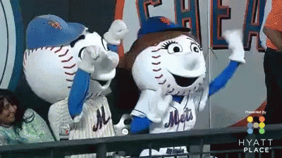 Image result for mets mascot gifs