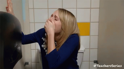 Teachers Bennigan Bathroom GIF - TeachersSeries Cry Sob GIFs
