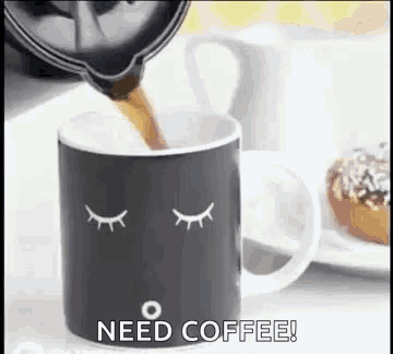 Coffee Mug Waking Up Gif Coffeemug Wakingup Goodmorning Discover Share Gifs