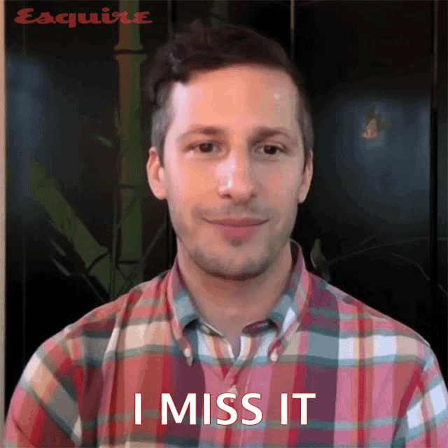 IMiss It Its The Best Andy Samberg GIF - IMissItItsTheBest AndySamberg Esquire GIFs