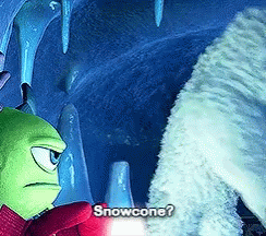 Snow Cone Monsters Inc Gif Snowcone Monstersinc Yeti Discover Share Gifs