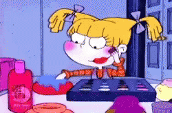 Angelica Pickles Rugrats GIF - AngelicaPickles Rugrats MakeUp GIFs