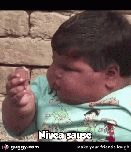 fat kid confused gif