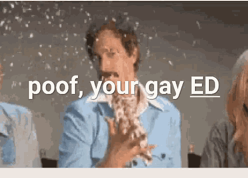 Poof Your Gay Gif Poof Yourgay Confetti Discover Share Gifs
