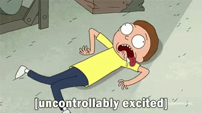 rick and morty floor gif rickandmorty floor excited discover