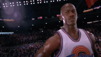 michael jordan space jam dunk gif