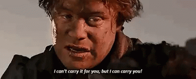 Samwise Gamgee ICant Carry It For You But ICan Carry You GIF - SamwiseGamgee ICantCarryItForYouButICanCarryYou Carry - Discover & Share GIFs