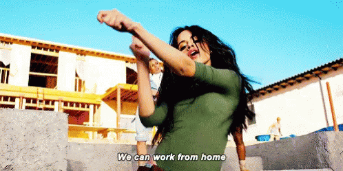 Fifth harmony in we can work from home music video