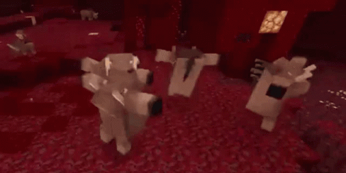Minecraft Hoglins GIF - Minecraft Hoglins Nether GIFs