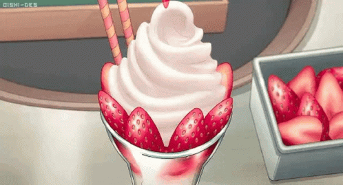 Food Cute GIF - Food Cute Strawberry GIFs