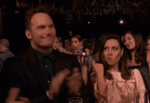 Chris Pratt Aubrey Plaza Gif Chrispratt Aubreyplaza Thismeanswhat
