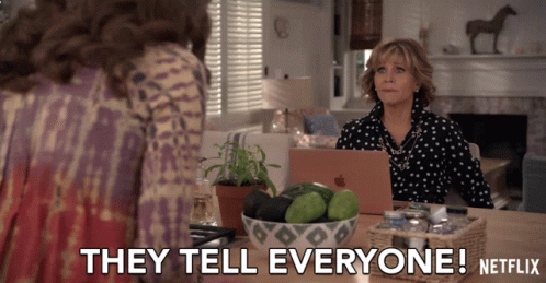 They Tell Everyone Jane Fonda GIF - TheyTellEveryone JaneFonda ...