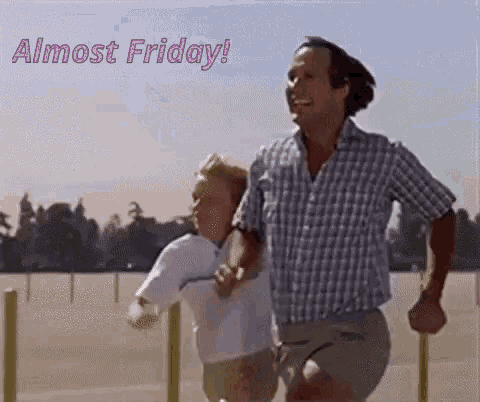 Thursday Almost Friday GIF - Thursday AlmostFriday Running - Discover