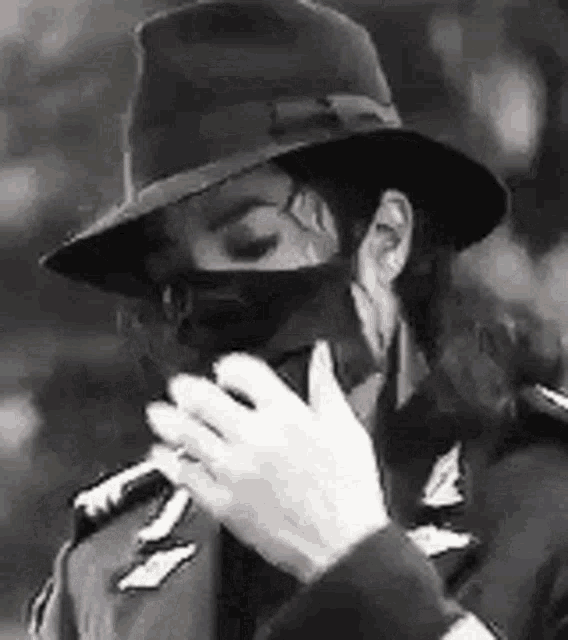 Michael Jackson Face Mask GIF - MichaelJackson FaceMask FixHair ...