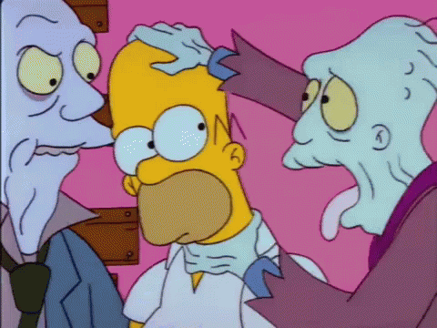 No Brains GIF - Zombies TheSimpsons Homer - Discover & Share GIFs